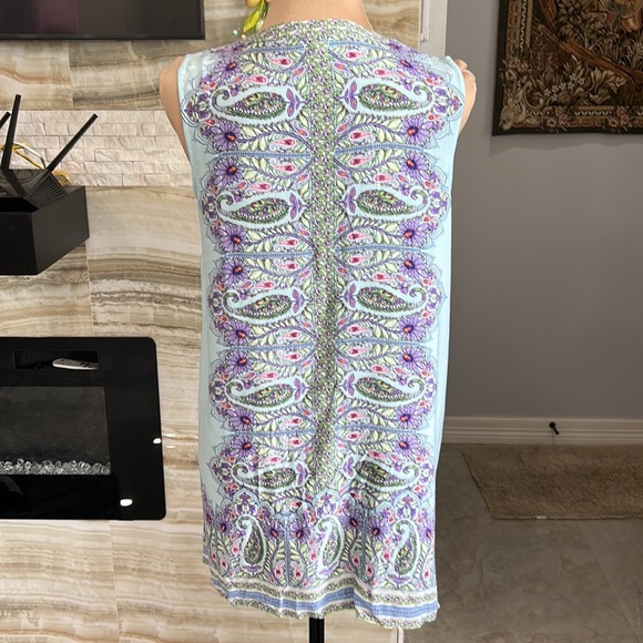 J. Jill Sleeveless Paisley Print Top. Size XS (286) - Picture 5 of 11